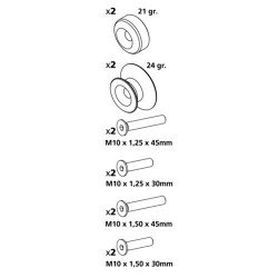 ΒΙΔΕΣ ΣΤΗΡΙΞΗΣ ΠΕΤΑΛΟΥ 10mm ΜΑΥΡΕΣ-Lampa-9034.3-LM ΒΙΔΕΣ ΣΤΗΡΙΞΗΣ ΠΕΤΑΛΟΥ 10mm ΜΑΥΡΕΣ-Lampa-9034.3-LM