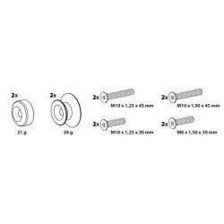 ΒΙΔΕΣ ΣΤΗΡΙΞΗΣ ΠΕΤΑΛΟΥ 10mm ΜΑΥΡΕΣ-Lampa-9034.3-LM ΒΙΔΕΣ ΣΤΗΡΙΞΗΣ ΠΕΤΑΛΟΥ 10mm ΜΑΥΡΕΣ-Lampa-9034.3-LM