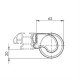 ROLLER ΓΙΑ ΜΠΑΡΕΣ ΑΛΟΥΜΙΝΙΟΥ 64 cm-Nordrive-N11030 ROLLER ΓΙΑ ΜΠΑΡΕΣ ΑΛΟΥΜΙΝΙΟΥ 64 cm-Nordrive-N11030