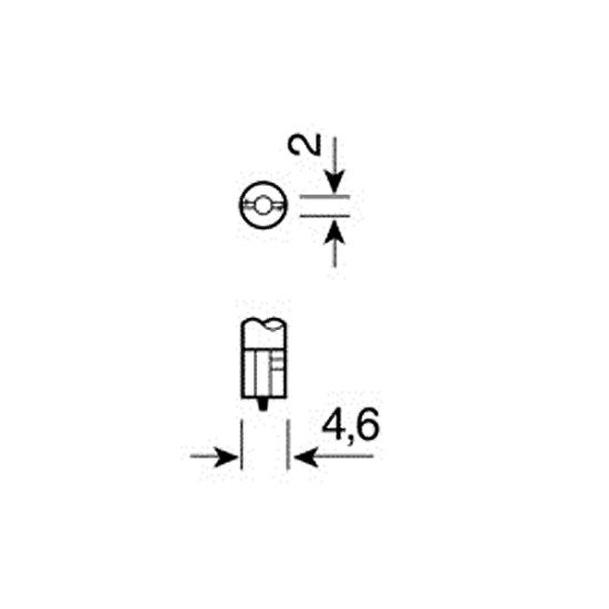 T5 12V ΛΕΥΚΟ 3SMDx1CHIPS HYPER-LED2-Lampa-5845.2-LM T5 12V ΛΕΥΚΟ 3SMDx1CHIPS HYPER-LED2-Lampa-5845.2-LM