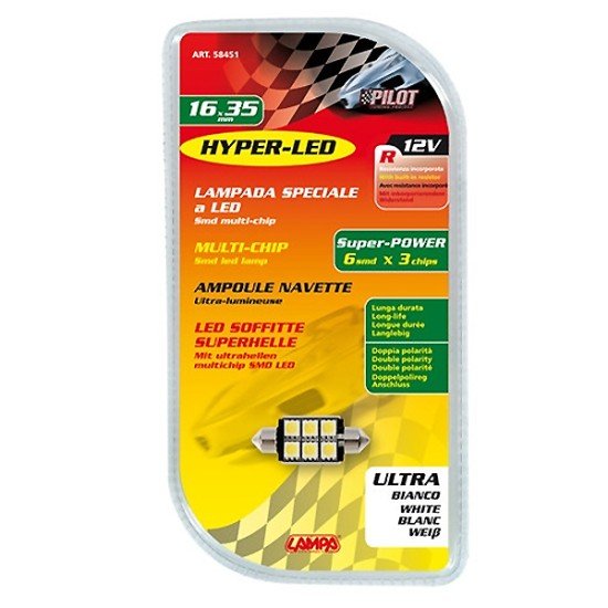 ΛΑΜΠΑΚΙ ΠΛΑΦΟΝΙΕΡΑΣ 16x35mm HYPER-LED-Lampa-L5845.1 ΛΑΜΠΑΚΙ ΠΛΑΦΟΝΙΕΡΑΣ 16x35mm HYPER-LED-Lampa-L5845.1
