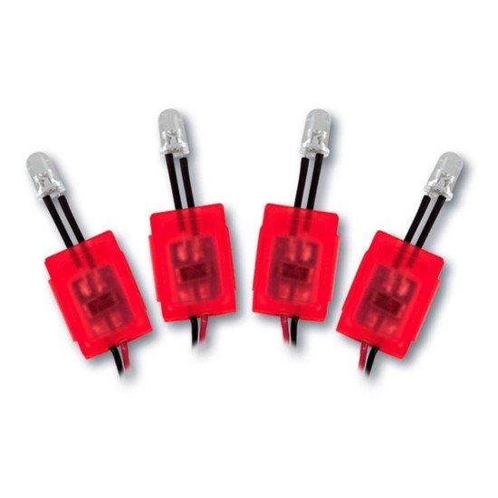 ΚΙΤ LED FIRE FLY 4ΤΜΧ. ΚΟΚΚΙΝΑ-Simoni Racing-SRFFL/4R ΚΙΤ LED FIRE FLY 4ΤΜΧ. ΚΟΚΚΙΝΑ-Simoni Racing-SRFFL/4R