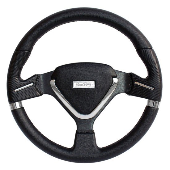 ΤΙΜΟΝΙ MONTECARLO ΜΑΥΡΟ 350mm-Simoni Racing-SRMONT35/P ΤΙΜΟΝΙ MONTECARLO ΜΑΥΡΟ 350mm-Simoni Racing-SRMONT35/P