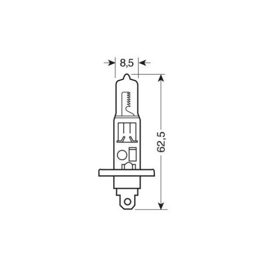 H1 12V 55W P14,5s-Osram-64150ULTDUO/OA H1 12V 55W P14,5s-Osram-64150ULTDUO/OA