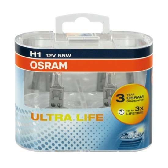 H1 12V 55W P14,5s-Osram-64150ULTDUO/OA H1 12V 55W P14,5s-Osram-64150ULTDUO/OA
