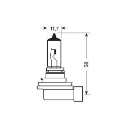 H11 12V 55W PGJ19-2-Osram-64211BLI1/OA H11 12V 55W PGJ19-2-Osram-64211BLI1/OA