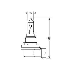 H16 12V 19W PGJ19-3-Osram-64219L/OA H16 12V 19W PGJ19-3-Osram-64219L/OA