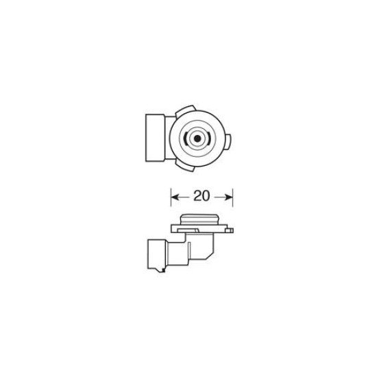 HB3 12V 60W P20d-Osram-9005BLI1/OA HB3 12V 60W P20d-Osram-9005BLI1/OA