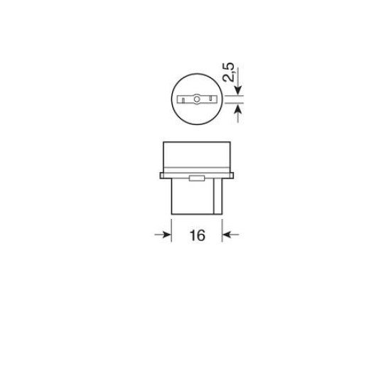 P27W 12V W2,5x16d 10ΤΕΜ.-Osram-3156/OA P27W 12V W2,5x16d 10ΤΕΜ.-Osram-3156/OA