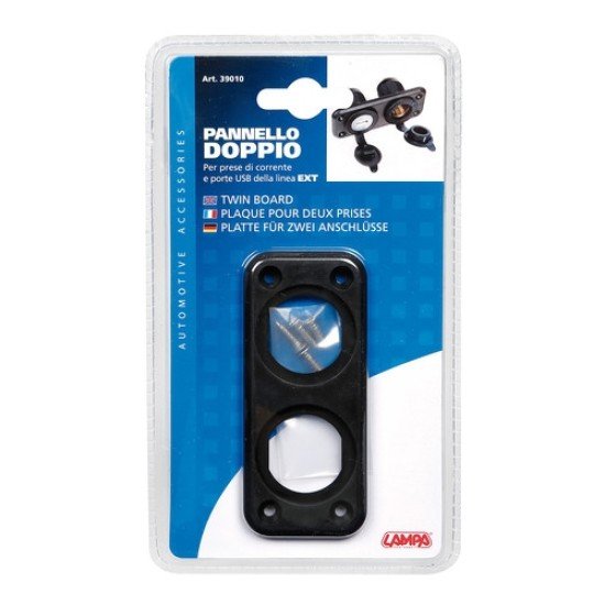 ΒΑΣΗ ΔΙΠΛΗ ΓΙΑ ΠΡΙΖΕΣ ΕΧΤ 105x45mm-Lampa-3901.0-LM ΒΑΣΗ ΔΙΠΛΗ ΓΙΑ ΠΡΙΖΕΣ ΕΧΤ 105x45mm-Lampa-3901.0-LM