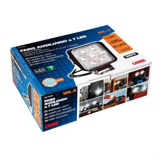 ΠΡΟΒΟΛΕΑΣ ΕΡΓΑΣΙΑΣ WL-3 21W 1400LM 10/30V ΜΕ 7 LED 10-30V 6.000K (110x140x44mm) ΦΩΣ ΔΙΑΘΛΑΣΗΣ -1ΤΕΜ.-Lampa-L7231.0 ΠΡΟΒΟΛΕΑΣ ΕΡΓΑΣΙΑΣ WL-3 21W 1400LM 10/30V ΜΕ 7 LED 10-30V 6.000K (110x140x44mm) ΦΩΣ ΔΙΑΘΛΑΣΗΣ -1ΤΕΜ.-Lampa-L7231.0