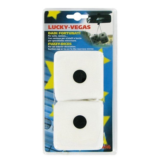 ΔΙΑΚΟΣΜΗΤΙΚΑ ΖΑΡΙΑ ΑΣΠΡΑ LUCKY VEGAS 7x7cm-Lampa-L3765.2 ΔΙΑΚΟΣΜΗΤΙΚΑ ΖΑΡΙΑ ΑΣΠΡΑ LUCKY VEGAS 7x7cm-Lampa-L3765.2