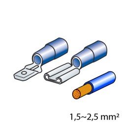 ΦΙΣΑΚΙΑ 6.3 x 0.8mm (40τμχ.)-Lampa-4505.2-LM ΦΙΣΑΚΙΑ 6.3 x 0.8mm (40τμχ.)-Lampa-4505.2-LM