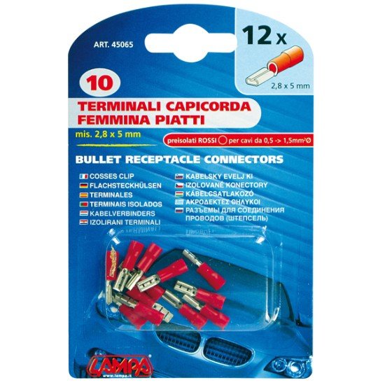 ΦΙΣΑΚΙΑ 2.8 x 0.5mm (12τμχ.)-Lampa-4506.5-LM ΦΙΣΑΚΙΑ 2.8 x 0.5mm (12τμχ.)-Lampa-4506.5-LM