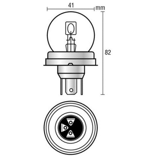 R2 ΑΛΟΓΟΝΟΥ 12V 45/40W P45t ΑΣΥΜΜΕΤΡΗ-Lampa-L5800.0 R2 ΑΛΟΓΟΝΟΥ 12V 45/40W P45t ΑΣΥΜΜΕΤΡΗ-Lampa-L5800.0