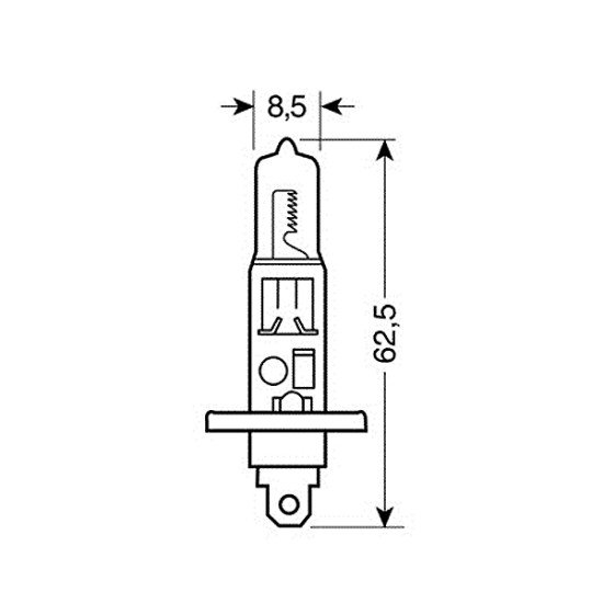 H1 ΑΛΟΓΟΝΟΥ 12V/55W-Lampa-L5801.3 H1 ΑΛΟΓΟΝΟΥ 12V/55W-Lampa-L5801.3