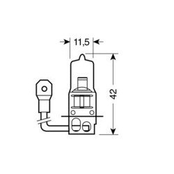 H3 ΑΛΟΓΟΝΟΥ 12V/55W 42mm PK22s-Lampa-L5803.0 H3 ΑΛΟΓΟΝΟΥ 12V/55W 42mm PK22s-Lampa-L5803.0