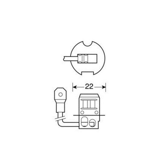 H3 ΑΛΟΓΟΝΟΥ 12V/55W 42mm PK22s-Lampa-L5803.0 H3 ΑΛΟΓΟΝΟΥ 12V/55W 42mm PK22s-Lampa-L5803.0