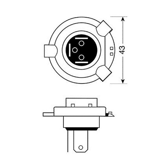 H4 ΑΛΟΓΟΝΟΥ 12V/60-55W 92mm P43t ΛΑΜΠΑ-Lampa-L5804.0 H4 ΑΛΟΓΟΝΟΥ 12V/60-55W 92mm P43t ΛΑΜΠΑ-Lampa-L5804.0