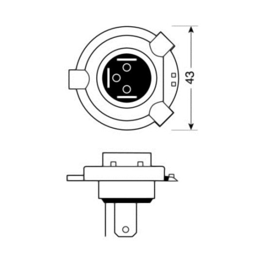 H4 ΑΛΟΓΟΝΟΥ 12V/130-90W 92mm ΛΑΜΠΑ-Lampa-L5804.2 H4 ΑΛΟΓΟΝΟΥ 12V/130-90W 92mm ΛΑΜΠΑ-Lampa-L5804.2