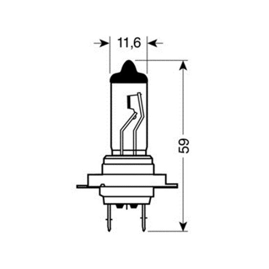 H7 ΑΛΟΓΟΝΟΥ 12V/55W PX26d 57mm-Lampa-L5805.3 H7 ΑΛΟΓΟΝΟΥ 12V/55W PX26d 57mm-Lampa-L5805.3