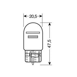 ΛΑΜΠΑ ΑΚΑΛΥΚΗ ΓΙΓΑΣ 12V W21/5W-Lampa-L5809.6 ΛΑΜΠΑ ΑΚΑΛΥΚΗ ΓΙΓΑΣ 12V W21/5W-Lampa-L5809.6