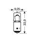 ΛΑΜΠΑ ΤΥΠΟΥ ΜΙΝΙΟΝ BAX9s 12V/6W 9x30mm Η6W-Lampa-5812.9-LM ΛΑΜΠΑ ΤΥΠΟΥ ΜΙΝΙΟΝ BAX9s 12V/6W 9x30mm Η6W-Lampa-5812.9-LM