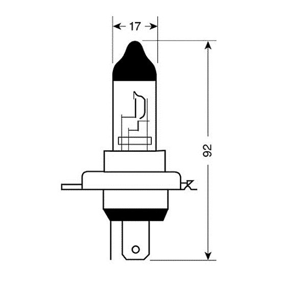 H4 BLU-XE  12V/100-90W 92mm 4.500Κ-Lampa-L5818.5