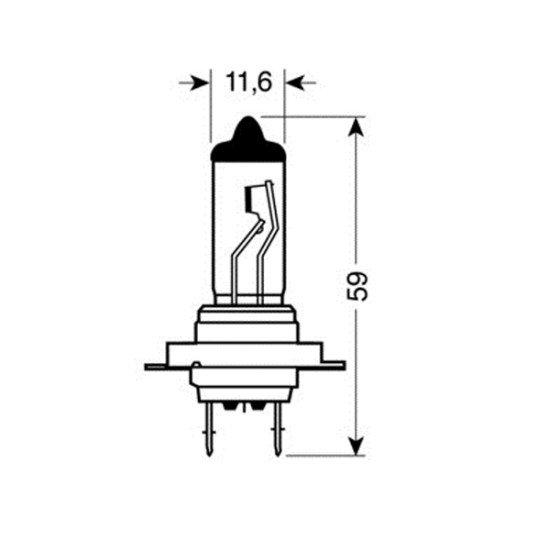 H7 BLU-XE 12V/100W 57mm 4.500Κ-Lampa-L5818.7