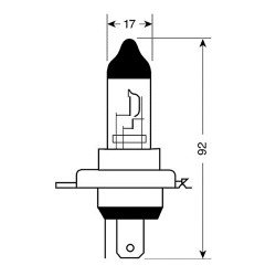 H4 XENON-BLUE 12V 100/80W 4.500Κ-Lampa-L5819.5 H4 XENON-BLUE 12V 100/80W 4.500Κ-Lampa-L5819.5