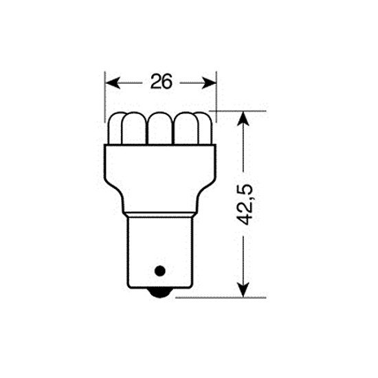 ΛΑΜΠΑ 11LED ΠΟΡΤΟΚΑΛΙ 12V PY21W-Lampa-L5837.1 ΛΑΜΠΑ 11LED ΠΟΡΤΟΚΑΛΙ 12V PY21W-Lampa-L5837.1