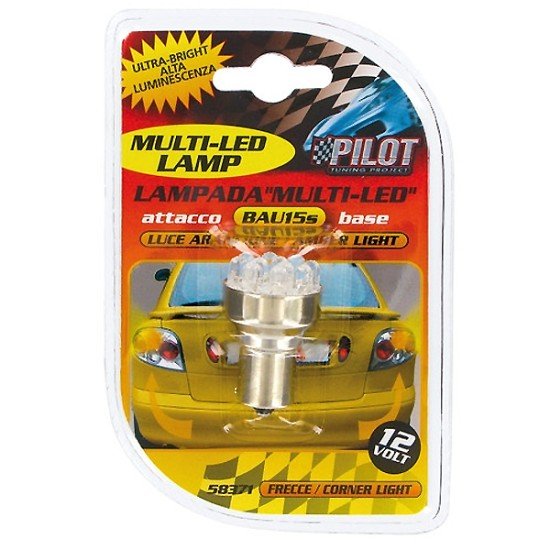 ΛΑΜΠΑ 11LED ΠΟΡΤΟΚΑΛΙ 12V PY21W-Lampa-L5837.1 ΛΑΜΠΑ 11LED ΠΟΡΤΟΚΑΛΙ 12V PY21W-Lampa-L5837.1
