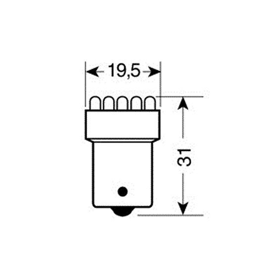ΛΑΜΠΑ ΜΟΝΟΠΟΛΙΚΗ 11LED ΚΟΚΚΙΝΟ ΧΡΩΜΑ 12V-Lampa-L5837.4 ΛΑΜΠΑ ΜΟΝΟΠΟΛΙΚΗ 11LED ΚΟΚΚΙΝΟ ΧΡΩΜΑ 12V-Lampa-L5837.4
