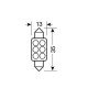 ΛΑΜΠΑΚΙ ΠΛΑΦΟΝΙΕΡΑΣ 6 LED 13x35mm-Lampa-L5842.7 ΛΑΜΠΑΚΙ ΠΛΑΦΟΝΙΕΡΑΣ 6 LED 13x35mm-Lampa-L5842.7