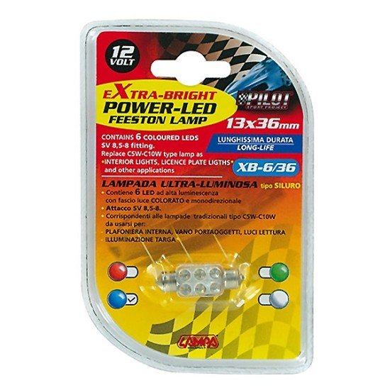ΛΑΜΠΑΚΙ ΠΛΑΦΟΝΙΕΡΑΣ 6 LED 13x35mm-Lampa-L5842.7 ΛΑΜΠΑΚΙ ΠΛΑΦΟΝΙΕΡΑΣ 6 LED 13x35mm-Lampa-L5842.7