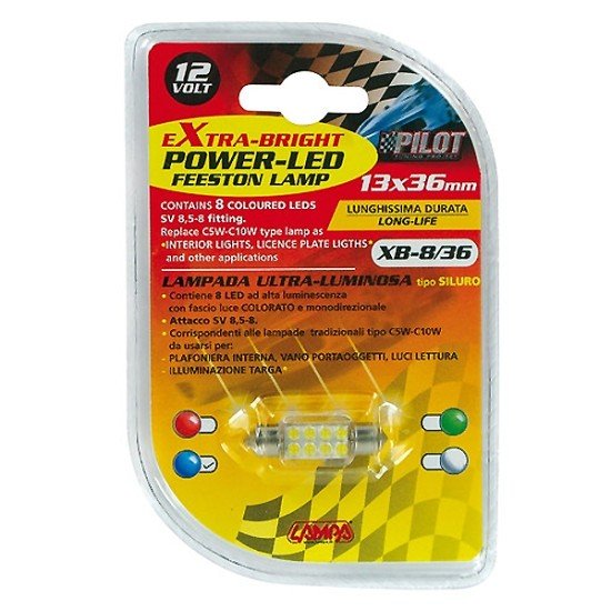 ΛΑΜΠΑΚΙ ΠΛΑΦΟΝΙΕΡΑΣ 8 LED 13x35mm ΜΠΛΕ-Lampa-L5843.2 ΛΑΜΠΑΚΙ ΠΛΑΦΟΝΙΕΡΑΣ 8 LED 13x35mm ΜΠΛΕ-Lampa-L5843.2