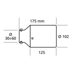 ΑΚΡΟ ΕΞΑΤΜΙΣΗΣ 102mm-Lampa-L6003.5 ΑΚΡΟ ΕΞΑΤΜΙΣΗΣ 102mm-Lampa-L6003.5