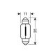 ΛΑΜΠΑΚΙΑ ΠΛΑΦΟΝΙΕΡΑΣ C10W 12V 10W SV8,5-8 (11x35mm) BLUE DYED-GLASS BLISTER - 2 ΤΕΜ.-Lampa-5836.7-LM ΛΑΜΠΑΚΙΑ ΠΛΑΦΟΝΙΕΡΑΣ C10W 12V 10W SV8,5-8 (11x35mm) BLUE DYED-GLASS BLISTER - 2 ΤΕΜ.-Lampa-5836.7-LM