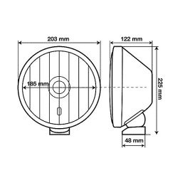 ΠΡΟΒΟΛΕΑΣ X-TRE 12/24V H1 55W+T4W-Lampa-L7219.5 ΠΡΟΒΟΛΕΑΣ X-TRE 12/24V H1 55W+T4W-Lampa-L7219.5