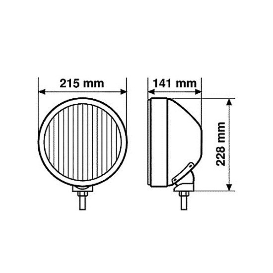 ΠΡΟΒΟΛΕΑΣ MAXTEL 130W 12/24V H3-Lampa-L7219.7 ΠΡΟΒΟΛΕΑΣ MAXTEL 130W 12/24V H3-Lampa-L7219.7