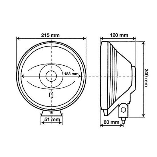 ΠΡΟΒΟΛΕΑΣ ANGEL-EYES 12/24V H3 130W ΛΕΥΚΟΣ-Lampa-L7220.5 ΠΡΟΒΟΛΕΑΣ ANGEL-EYES 12/24V H3 130W ΛΕΥΚΟΣ-Lampa-L7220.5