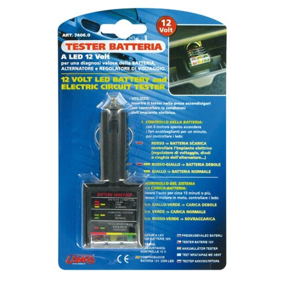 ΤΕΣΤΕΡ ΜΠΑΤΑΡΙΑΣ 12V-Lampa-L7406.0 ΤΕΣΤΕΡ ΜΠΑΤΑΡΙΑΣ 12V-Lampa-L7406.0