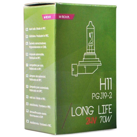 H11 24V 70W PGJ19-2 POWERTEC LONG LIFE ΑΛΟΓΟΝΟΥ 1ΤΕΜ. ΚΟΥΤΙ M-TECH-M-Tech-PTXLL11/MT H11 24V 70W PGJ19-2 POWERTEC LONG LIFE ΑΛΟΓΟΝΟΥ 1ΤΕΜ. ΚΟΥΤΙ M-TECH-M-Tech-PTXLL11/MT