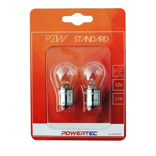 P21W 12V 21W BA15s ΜΟΝΟΠΟΛΙΚΟ POWERTEC STANDARD ΑΛΟΓΟΝΟΥ 2ΤΕΜ.-M-Tech-PTZ14-02B/MT P21W 12V 21W BA15s ΜΟΝΟΠΟΛΙΚΟ POWERTEC STANDARD ΑΛΟΓΟΝΟΥ 2ΤΕΜ.-M-Tech-PTZ14-02B/MT