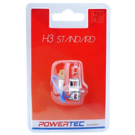 Λαμπάκι Αλογόνου H3 12V 60/55W PK22s  POWERTEC STANDARD ΑΛΟΓΟΝΟΥ 1ΤΕΜ.-M-Tech-PTZ3-01B/MT Λαμπάκι Αλογόνου H3 12V 60/55W PK22s  POWERTEC STANDARD ΑΛΟΓΟΝΟΥ 1ΤΕΜ.-M-Tech-PTZ3-01B/MT