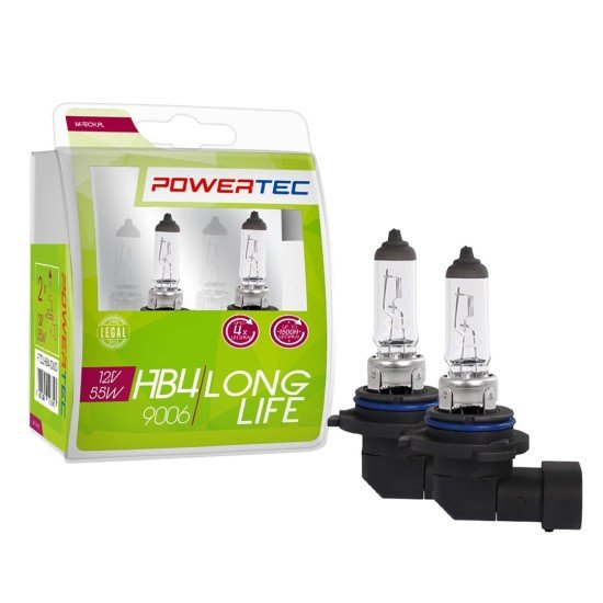 HB4 12V 55W 3.150K P22d POWERTEC ΛΑΜΠΑ LONG LIFE ΑΛΟΓΟΝΟΥ M-TECH - 2 ΤΕΜ.-M-Tech-PTZLLHB4-DUO/MT HB4 12V 55W 3.150K P22d POWERTEC ΛΑΜΠΑ LONG LIFE ΑΛΟΓΟΝΟΥ M-TECH - 2 ΤΕΜ.-M-Tech-PTZLLHB4-DUO/MT