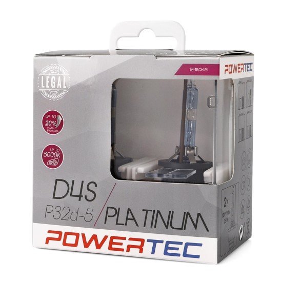D4S 12V 35W PK32d-5 5.000K POWERTEC PLATINUM 2ΤΕΜ. M-TECH-M-Tech-PTZPTD4S-DUO/MT D4S 12V 35W PK32d-5 5.000K POWERTEC PLATINUM 2ΤΕΜ. M-TECH-M-Tech-PTZPTD4S-DUO/MT
