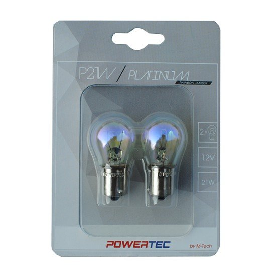 P21W 12V 21W BA15s ΜΟΝΟΠΟΛΙΚΟ RAINBOW POWERTECK PLATINUM 2ΤΕΜ.-M-Tech-PTZRB19-02B/MT P21W 12V 21W BA15s ΜΟΝΟΠΟΛΙΚΟ RAINBOW POWERTECK PLATINUM 2ΤΕΜ.-M-Tech-PTZRB19-02B/MT