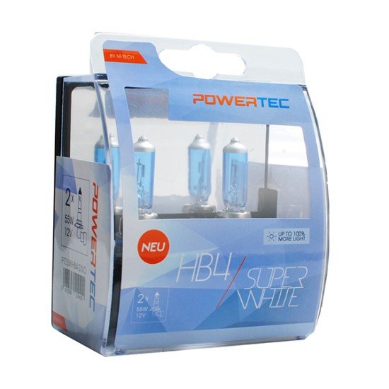 HB4 12V 55W 3.450K P22d POWERTECK SUPERWHITE 2ΤΕΜ.-M-Tech-PTZSWHB4-DUO/MT HB4 12V 55W 3.450K P22d POWERTECK SUPERWHITE 2ΤΕΜ.-M-Tech-PTZSWHB4-DUO/MT