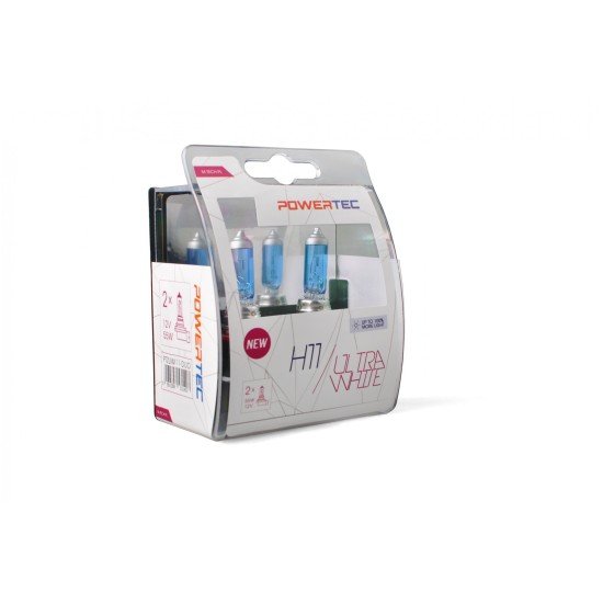 H11 12V 55W PGJ19-2 POWERTEC ULTRA WHITE 2ΤΕΜ. M-TECH-M-Tech-PTZUW11-DUO/MT H11 12V 55W PGJ19-2 POWERTEC ULTRA WHITE 2ΤΕΜ. M-TECH-M-Tech-PTZUW11-DUO/MT